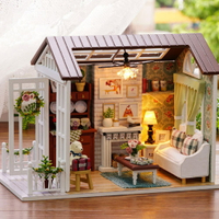 【WT16122322】 手製DIY小屋 手工拼裝房屋模型建築 -美好歲月