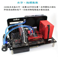 個性DIY壓克力臥式水冷透明機箱 開放式機箱  電腦主機箱 裸測架  裸測平POP206  露天