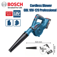 Bosch Cordless Blower GBL18V-120 Rechargeable 18V lithium Air Blower Industrial Dust Blower Fan leaf blower Without battery