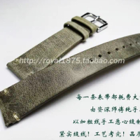 New 18mm 19mm 20mm 21mm 22mm Watch Band Strap For Seiko for Tissot Omega Female Belt Bracelet Retro Thin Genuine Leather Strap