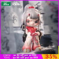 TNT SPACE Dora Happy Loong Year Series Cute Anime Action Figure Little Dragon Girl Limited Edition Hanging Cards Cartoon Toys