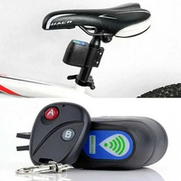 TE-168 Alarm Sepeda Anti Maling Wireless Sensor 105dB with Remote Control - Proteksi Anti Pencurian,