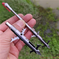 Stainless steel Fish Dart with Strong Magnetic New 4-edge 4-barbed Hunting Slingshot Catapult Shooting Bow Arrow Fishing Tool