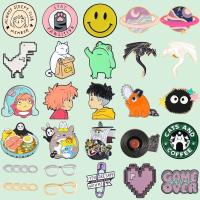 Kartun Ghibli Cartoon Miyazaki Hayao Anime Enamel Brooch Pirate King  GROSIR Metal Emblem Pins