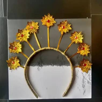 Bando Kembang Goyang Adat JAWA,kalo kena angin bisa gerak/goyang-goyang pink