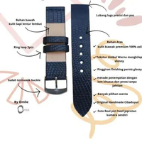 strap jam tangan kulit biawak