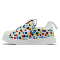 adidas Disney X Superstar 360 I 童鞋 小童 學步鞋 聯名 點點 白 迪士尼 愛迪達 HQ4078