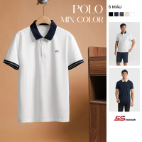Áo Polo Nam MIX-COLOR Ngắn Tay 5S FASHION Cotton Mát Lạnh, Thoáng Khí, Lịch Lãm M0APC26101