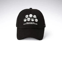 ENHYPEN x MINISO Official Merchandise - Character Collection Baseball Cap Black Topi Hitam Pria Wani