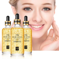 24K Gold Face Serum Korean Skin Care Product Anti Age Hyaluronic Acid Essence Moisturizing Skincare Facial Serum Wholesale