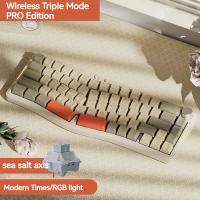 [Hot]Ajazz Aks068 Pro Mechanical Keyboard 68 Keys Three Mode Wired 2.4G Wireless Bluetooth Hot Swap 