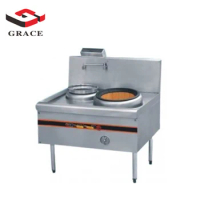 Chinese Cooking Range 1 Burner Industry Cooking Kitchen Equipment Gas Range Stove