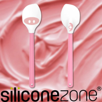 【Siliconezone】施理康耐熱矽膠粉紅小豬奶油清潔鏟