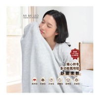 【MI MI LEO】台灣製居家舒眠單層萬用毛毯 辦公室毯 空調毯 寶寶毯-銀河灰(#台灣製#MIT#柔軟#舒眠)