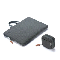 【Matter Lab電源收納袋組合】SERGE 13.-14吋 2Way保護袋-上城黑(筆電包、MacBook、Mac、內袋、保護袋、13