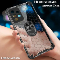 Transparent Magnet Case For Samsung Galaxy M31S M31 M21 M51 M32 M22 M33 M53 M52 M13 M12 M23 ShockProof Shell Back Cover Case