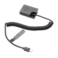 EL14 Dummy Coupler Battery Type-C Spring Cable for Nikon D3100 D3500 D5100 D5200 D5300 D5600 P7000 P7100 P7700