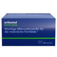 德國奧適寶Orthomol Fertil Plus男性提高精子活力複合番茄紅素片劑膠囊 30天 增強精子品質 提升活力 