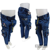TERBARU CELANA PANJANG JEANS ANAK JEANS ANAK SAKU SAMPING MODEL KEMPOL CELANA CARGO CELANA JEANS ANA
