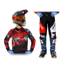 motocross gear set for kids Size 20 22 24 26 28 Dirt Bike boy girl Off-road racing suit Jersey Pant Youth children MX DH