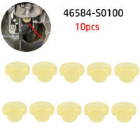 10pcs Brake Clutch Pedal Stopper Pad 46584-S0100 Yellow For Nissan 200SX 240SX 300ZX 350Z For Infiniti G20 G35 G37 I30 J30