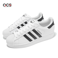 adidas 休閒鞋 Superstar II 男鞋 女鞋 白 黑 小白鞋 貝殼頭 三葉草 愛迪達 IH8659
