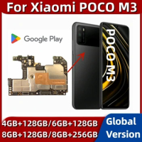 Motherboard for Xiaomi POCO M3, Original Mainboard for Redmi 9T, 128GB 256GB ROM