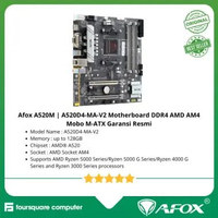 Afox A520M | A520D4-MA-V2 Motherboard DDR4 AMD AM4 Mobo M-ATX Garansi Resmi