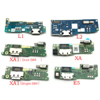 1Pcs Dock Connector Micro USB Charger Charging Port Flex Cable Microphone Board For Sony Xperia E5 L1 L2 M5 XA XA1 XA2 Ultra