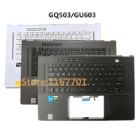 Laptop US Keyboard Top Shell/Cover Power Button LCD Hinges Speaker For Asus ROG zephyrus G15 GA503 GA503QR QS M16 GU603 GU603HM