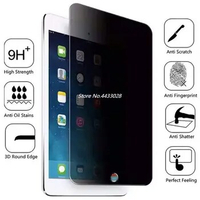 Privacy Tempered Glass for Apple iPad Air 2 3 4 Mini 2 3 4 5 Anti Spy Screen Protector for iPad Pro 9.7 10.5 11 2017 2018 2019