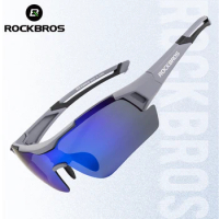 ROCKBROS Cycling Polarized Glasses MTB Road Bike Photochromic Sunglasses For Outdoor Sport Men Women Shades