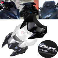 Motorcycle Accessories Windshield Bubble Windscreen Black Wind Deflectore For Yamaha TMAX560 TMAX 560 2022-2023