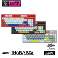 [รับประกัน 2 ปี] NUBWO คีย์บอร์ดเกมมิ่ง X802 Mechanical MINI RGB มีให้เลือก 3 สี Black/Gray/Red และ 