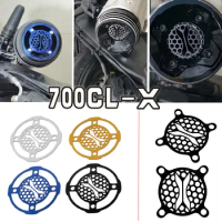 For CFMOTO 700 CLX 700CLX 700CL X Motorcycle Accessories Stainless Steel Exhaust Pipe Inner And Outer Protection Net