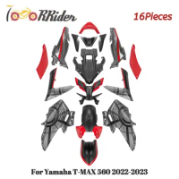 For Yamaha TMAX560 TMAX T-MAX 560 2022 2023 Motorcycle Complete ABS Injection Fairing Kit 16PCS Bodywork Frame Protection Panels
