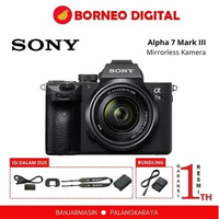 Sony Alpha 7 Mark III Kit 28-70mm III Mirrorless Camera Garansi Resmi KIT BLACK PWP BC-QZ1