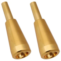 2X 3C Trumpet Mouthpiece Gold Meg Metal Trumpet For Yamaha Or Bach Conn And King Trumpet C Trumpet