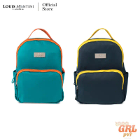 Louis Montini (GRL-PVR) กระเป๋าสะพายหลัง ผ้าไนล่อน Women's Backpack BBP09
