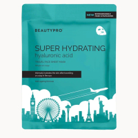 BEAUTYPRO Super Hydrating Hyaluronic Acid Travel Face Sheet Mask