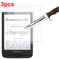 3PCS 6 inch Tempered Glass Film Screen display Protector for pocketbook 606 PB606 Ebook reader Ereader