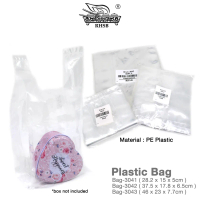 [50PCS] PLASTIC BAG QUALITY / SINGLET PLASTIC BAG / TRANSPARENT PLASTIC / GOODIES BAG / PB3041-3043