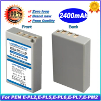 2400mAh PS-BLS5 BLS-5 BLS5 BLS-50 BLS50 Battery For Olympus PEN E-PL2,E-PL5,E-PL6,E-PL7,E-PM2, OM-D E-M10, E-M10 II, Stylus1
