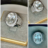 Natural cambodian White zircon luster super