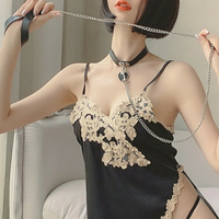 “主人獨享” 情趣項圈女m牽引繩狗奴母狗軟妹蘿莉調教金屬頸環