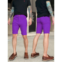 AB Skinny ขาสั้นผู้ชาย สีม่วงสด กางเกงสกินนี่ยีนส์ ของแท้ กางเกง AB สกินนี่ยีนส์ ผู้ชาย 10 สี Jeans 
