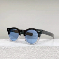 Outdoors Collage Acetate Round SWING Optical Photochromic Polarized CUSTOMIZE Style Sunglasses Men Women Personality Glasses