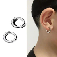 1pcs-EE101 earring anting pria/wanita telinga ear clip without piercing klip telinga tanpa tindik Ti