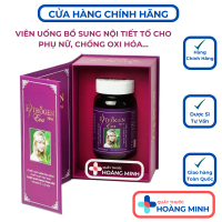 NỘI TIẾT TỐ Viên Uống Estrogen Eva New - Viên uống Bổ sung nội tiết tố nữ hỗ trợ làm da , Hộp 30 viê