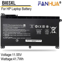11.55V BI03XL Battery for HP Pavilion X360 13-u m3-u Stream 14-ax Laptop ON03XL 0N03XL BIO3XL HSTNN-LB7P TPN-W118 843537-541